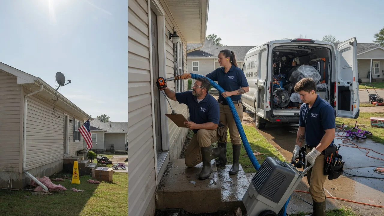 Ceiling Water Damage Restoration in Hobart, OK near me